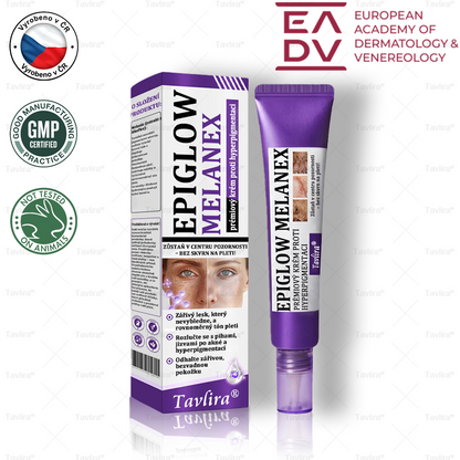 💜Tavlira® EPIGLOW MelanEX prémiový krém proti hyperpigmentaci | ✅Schválené zdravotníckym oddelením České republiky