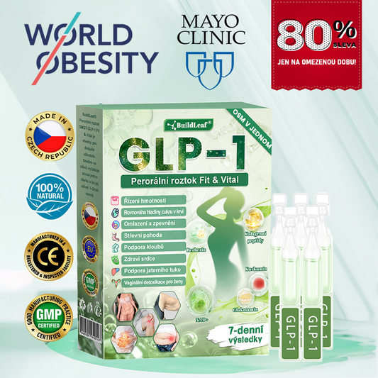 🎁💚🎁 Gratulujeme! Dnes patříte mezi šťastné zákaznice – získáváte až 50% slevu!Podpořte své tělo, rovnováhu a energii s BuildLeaf®  – lehkost, vitalita a sebevědomí každý den! ✨