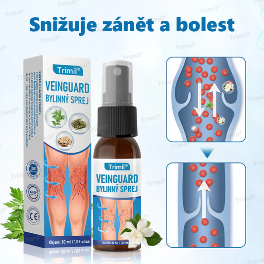 💙Trimil® VeinGuard Bylinný Sprej — ✅ Klinicky ověřeno, že dokáže zlepšit stav křečových žil už za pouhých 7 dní!