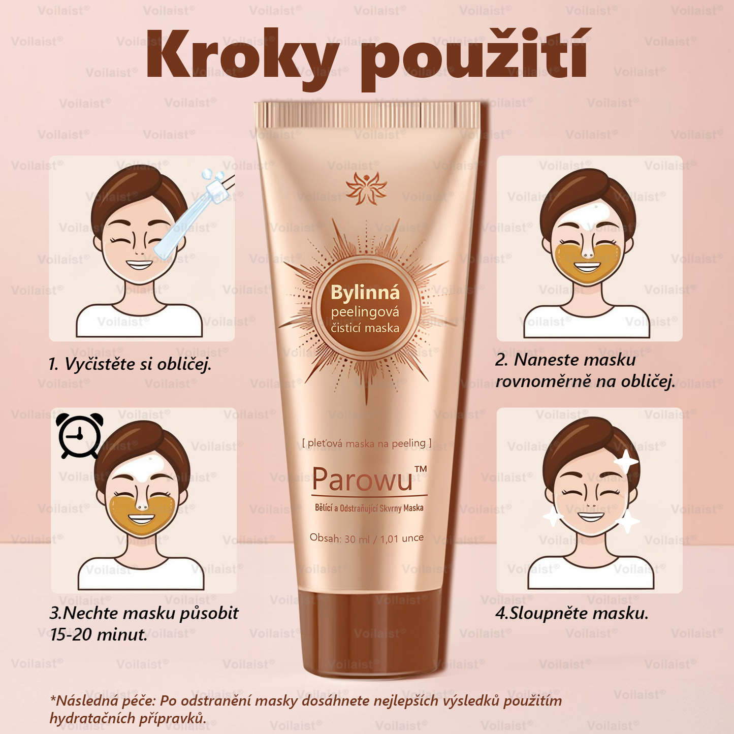 💟💟 Parowu™ Bělící a Odstraňující Skvrny Maska -🍀Přírodní složky trvale odstraňují pigmentové skvrny, stařecké skvrny, pihy a sluneční skvrny